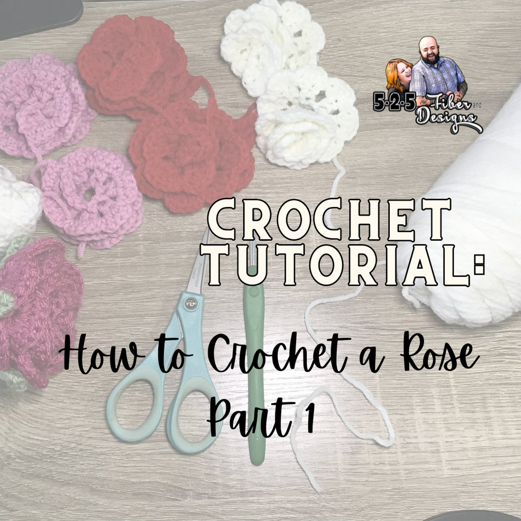 YouTube Crochet Tutorial: How to Crochet a Rose Part 1