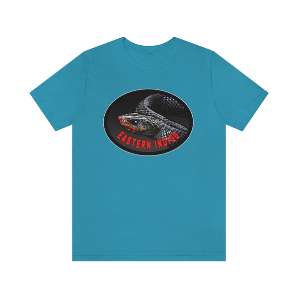 Eastern Indigo Snake T-shirt!-T-Shirt-Printify-Aqua-S-5.25designs-veteran-family business-florida-melbourne-orlando-knit-crochet-small business-