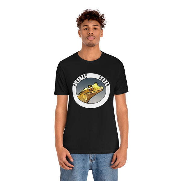 Crested Gecko Short Sleeve Tee-T-Shirt-Printify-5.25designs-veteran-family business-florida-melbourne-orlando-knit-crochet-small business-