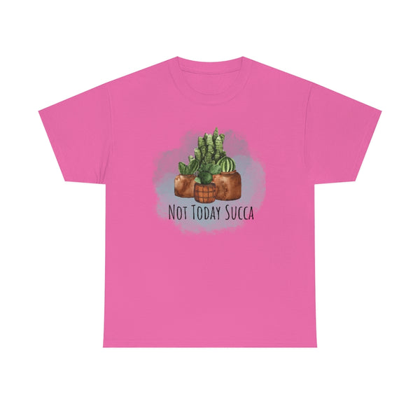 Not Today Succa Cotton TShirt-T-Shirt-Printify-Azalea-S-5.25designs-veteran-family business-florida-melbourne-orlando-knit-crochet-small business-