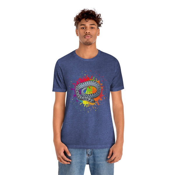 Rainbow Super Arctic Western Hognose Snake Unisex Jersey Short Sleeve Tee-T-Shirt-Printify-5.25designs-veteran-family business-florida-melbourne-orlando-knit-crochet-small business-