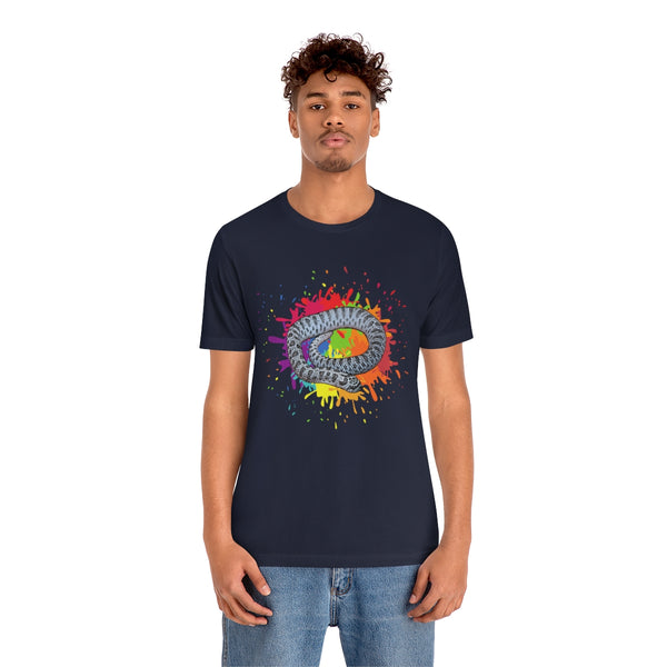 Rainbow Super Arctic Western Hognose Snake Unisex Jersey Short Sleeve Tee-T-Shirt-Printify-5.25designs-veteran-family business-florida-melbourne-orlando-knit-crochet-small business-