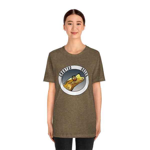 Crested Gecko Short Sleeve Tee-T-Shirt-Printify-5.25designs-veteran-family business-florida-melbourne-orlando-knit-crochet-small business-