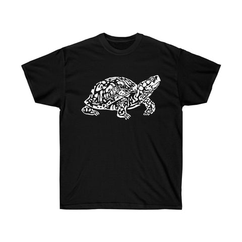 Eastern Box Turtle T-shirt!-T-Shirt-Printify-Black-S-5.25designs-veteran-family business-florida-melbourne-orlando-knit-crochet-small business-