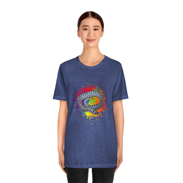 Rainbow Super Arctic Western Hognose Snake Unisex Jersey Short Sleeve Tee-T-Shirt-Printify-5.25designs-veteran-family business-florida-melbourne-orlando-knit-crochet-small business-