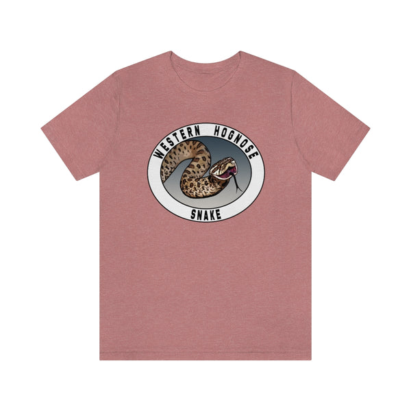 Western Hognose Snake T-Shirt!-T-Shirt-Printify-Heather Mauve-S-5.25designs-veteran-family business-florida-melbourne-orlando-knit-crochet-small business-