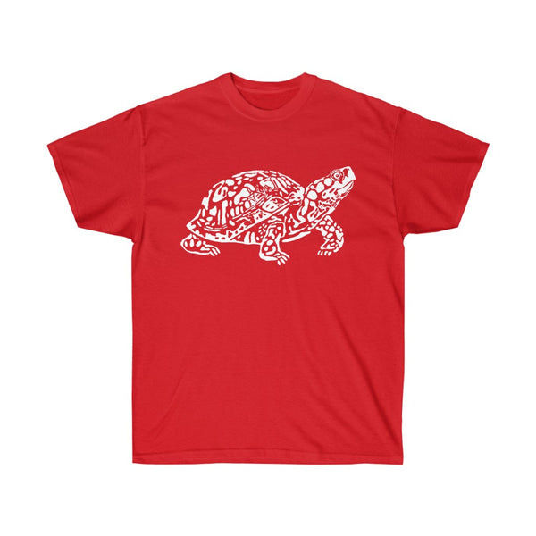 Eastern Box Turtle T-shirt!-T-Shirt-Printify-Red-S-5.25designs-veteran-family business-florida-melbourne-orlando-knit-crochet-small business-