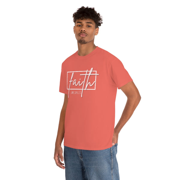 Faith Cotton T-Shirt-T-Shirt-Printify-5.25designs-veteran-family business-florida-melbourne-orlando-knit-crochet-small business-