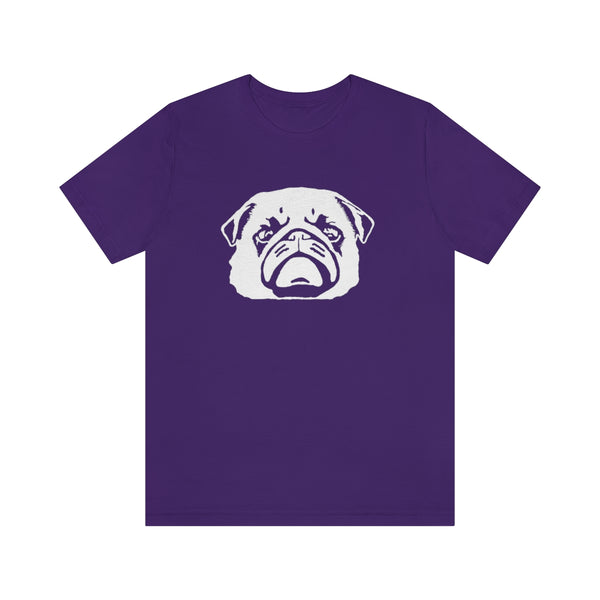 Pug Unisex Jersey Short Sleeve Tee-T-Shirt-Printify-Team Purple-S-5.25designs-veteran-family business-florida-melbourne-orlando-knit-crochet-small business-