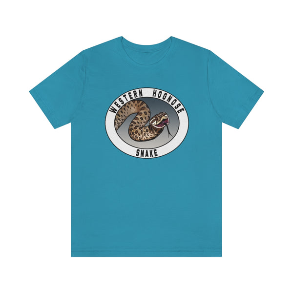 Western Hognose Snake T-Shirt!-T-Shirt-Printify-Aqua-S-5.25designs-veteran-family business-florida-melbourne-orlando-knit-crochet-small business-