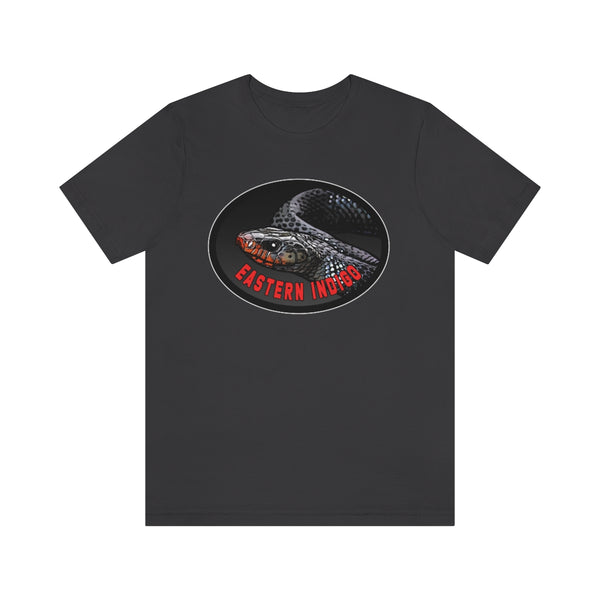 Eastern Indigo Snake T-shirt!-T-Shirt-Printify-Dark Grey-S-5.25designs-veteran-family business-florida-melbourne-orlando-knit-crochet-small business-