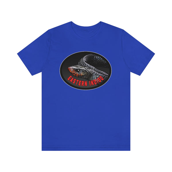 Eastern Indigo Snake T-shirt!-T-Shirt-Printify-True Royal-S-5.25designs-veteran-family business-florida-melbourne-orlando-knit-crochet-small business-