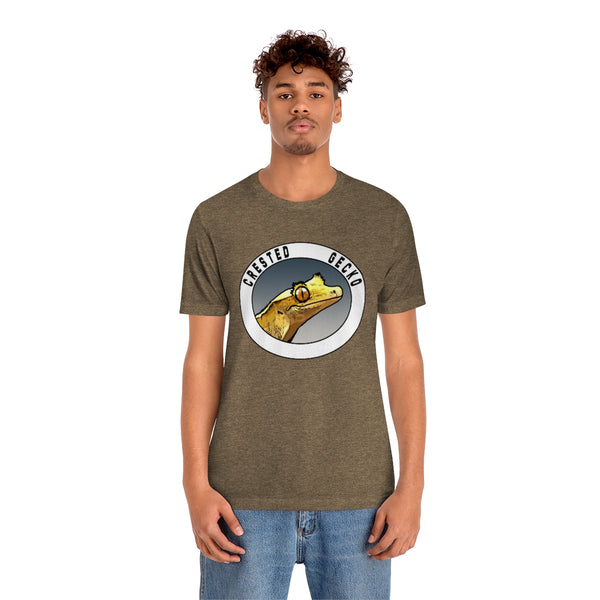 Crested Gecko Short Sleeve Tee-T-Shirt-Printify-5.25designs-veteran-family business-florida-melbourne-orlando-knit-crochet-small business-