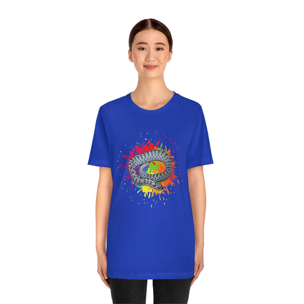 Rainbow Super Arctic Western Hognose Snake Unisex Jersey Short Sleeve Tee-T-Shirt-Printify-5.25designs-veteran-family business-florida-melbourne-orlando-knit-crochet-small business-