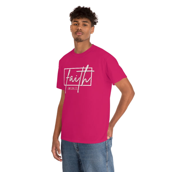 Faith Cotton T-Shirt-T-Shirt-Printify-5.25designs-veteran-family business-florida-melbourne-orlando-knit-crochet-small business-