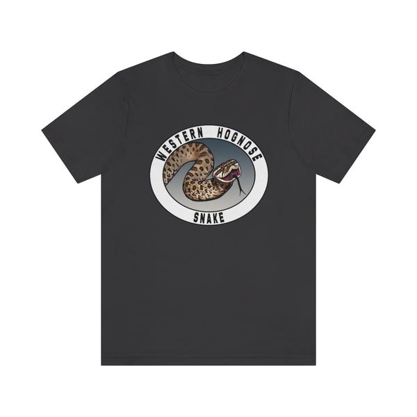 Western Hognose Snake T-Shirt!-T-Shirt-Printify-Dark Grey-S-5.25designs-veteran-family business-florida-melbourne-orlando-knit-crochet-small business-