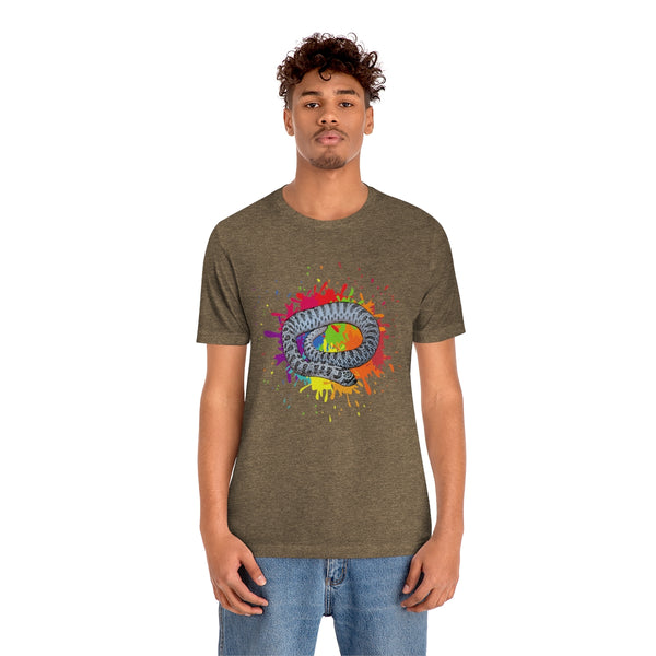 Rainbow Super Arctic Western Hognose Snake Unisex Jersey Short Sleeve Tee-T-Shirt-Printify-5.25designs-veteran-family business-florida-melbourne-orlando-knit-crochet-small business-