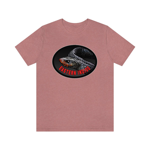 Eastern Indigo Snake T-shirt!-T-Shirt-Printify-Heather Mauve-S-5.25designs-veteran-family business-florida-melbourne-orlando-knit-crochet-small business-