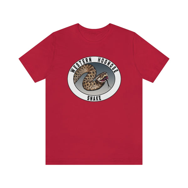 Western Hognose Snake T-Shirt!-T-Shirt-Printify-Red-S-5.25designs-veteran-family business-florida-melbourne-orlando-knit-crochet-small business-