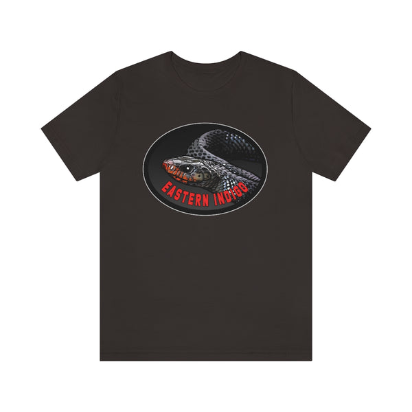 Eastern Indigo Snake T-shirt!-T-Shirt-Printify-Brown-S-5.25designs-veteran-family business-florida-melbourne-orlando-knit-crochet-small business-