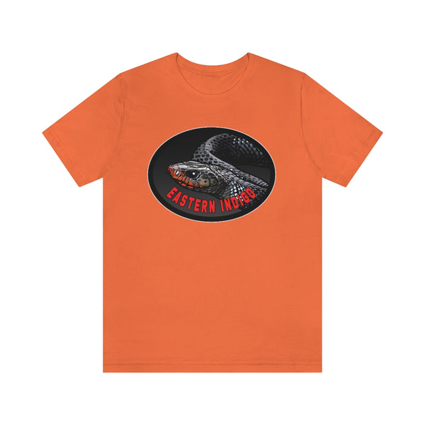 Eastern Indigo Snake T-shirt!-T-Shirt-Printify-Orange-S-5.25designs-veteran-family business-florida-melbourne-orlando-knit-crochet-small business-