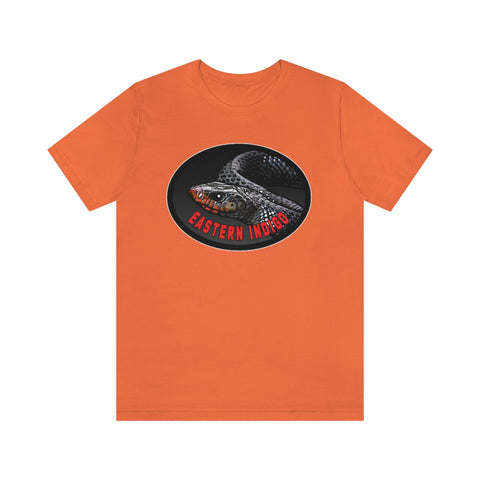 Eastern Indigo Snake T-shirt!-T-Shirt-Printify-Orange-S-5.25designs-veteran-family business-florida-melbourne-orlando-knit-crochet-small business-