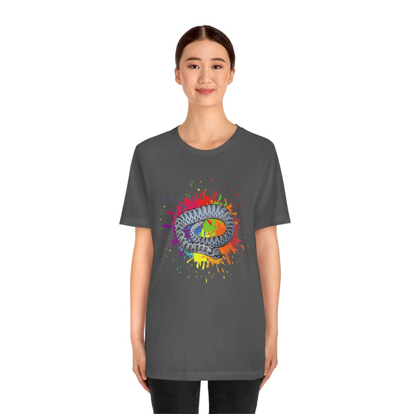 Rainbow Super Arctic Western Hognose Snake Unisex Jersey Short Sleeve Tee-T-Shirt-Printify-5.25designs-veteran-family business-florida-melbourne-orlando-knit-crochet-small business-