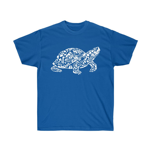 Eastern Box Turtle T-shirt!-T-Shirt-Printify-Royal-S-5.25designs-veteran-family business-florida-melbourne-orlando-knit-crochet-small business-