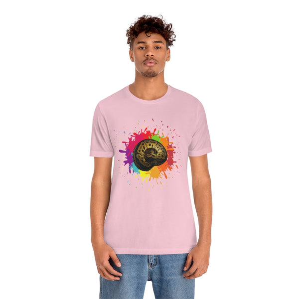 Paint Splash Clown Ball Python Unisex Jersey Short Sleeve Tee-T-Shirt-Printify-5.25designs-veteran-family business-florida-melbourne-orlando-knit-crochet-small business-