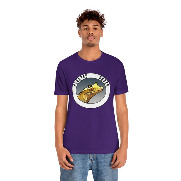 Crested Gecko Short Sleeve Tee-T-Shirt-Printify-5.25designs-veteran-family business-florida-melbourne-orlando-knit-crochet-small business-