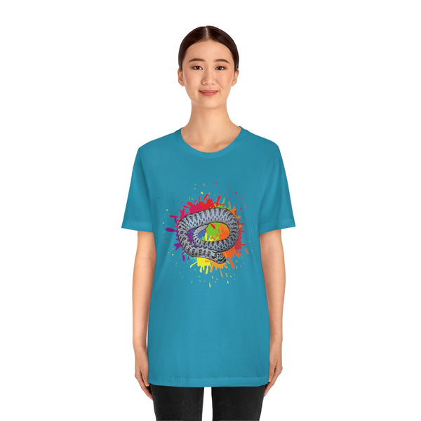 Rainbow Super Arctic Western Hognose Snake Unisex Jersey Short Sleeve Tee-T-Shirt-Printify-5.25designs-veteran-family business-florida-melbourne-orlando-knit-crochet-small business-