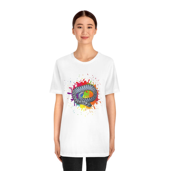 Rainbow Super Arctic Western Hognose Snake Unisex Jersey Short Sleeve Tee-T-Shirt-Printify-5.25designs-veteran-family business-florida-melbourne-orlando-knit-crochet-small business-